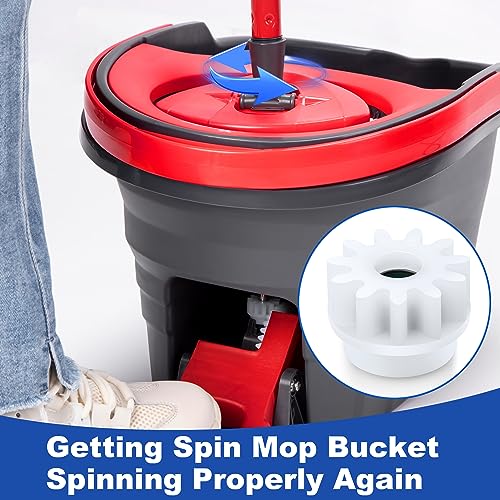 Pedal Bearing Gear Replacement Compatible with O-Cedar Spin Mop Bucket Only - size: 1 Count (Pack of 1)