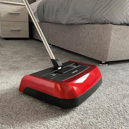 Ewbank Evolution Multi Surface Cordfree Non-Electric Portable Hardwood Floor and Carpet Sweeper with Adjustable Height
