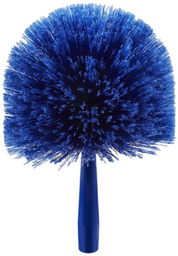 SPARTA Flo-Pac Round Duster Head With Soft Flagged Bristles, Cleaning Essentials for Commercial and Home Use, 1 Count, Blue