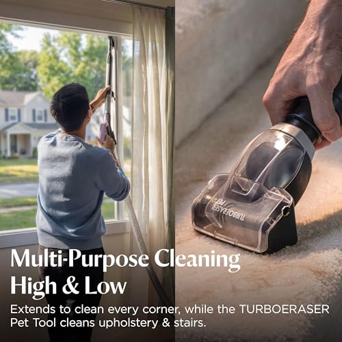 Bissell CleanView Max Allergen Upright Vacuum with HEPA Filtration, Tangle-Free Brush Roll, TurboEraser Pet Tool, 4377 - style: CleanView Max Allergen