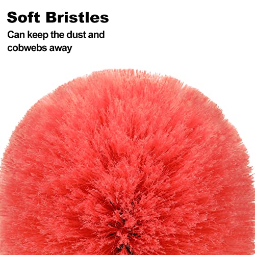 20 Foot High Reach Dusting Kit with 5-12 Foot Extension Pole // High Ceiling Duster with Telescopic Pole // Cobweb Microfiber Duster // Outdoor & Indoor Extendable Duster Cleaning Kit - size: 12 feet