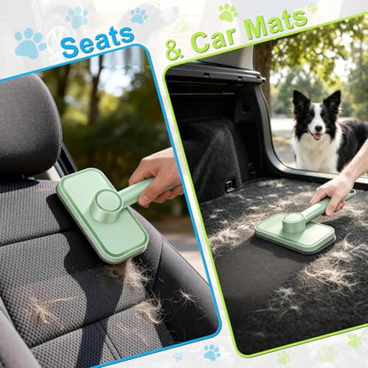 Pet Hair Remover – Reusable Lint Remover for Dog and Cat Hair, Pet Carpet Cleaner Electrostatic Lint Brush Magic Pet Hair Removal Tool for Carpet, Clothes, Rugs, Couch, Car, Bedding, Fabric Furniture - color: Color-24