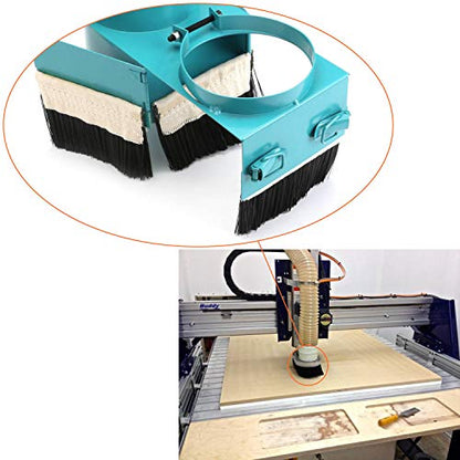 70mm Dust Shoe Brush, STARVAST CNC Vacuum Brush for Vacuum Cleaner Engraving Machine Dust Cover Work on CNC Router Spindle Motor - size: 70mm CNC Vacuum Dust Brush