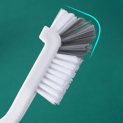 90 Degree Angle Scrub Brush for Cleaning Corner Grout Brush Kitchen Sink Bathroom Tile Lines Window Track Deep Cleaning Brush with Stiff Bristles