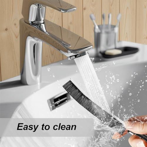 Crevice Cleaning Brushes Set 4 Pack, Small Grout and Gap Cleaner Brushes for Shower, Tile, Toilet, Kitchen and Bathroom, Narrow Scrub Brushes for Household Use and Deep Cleaning