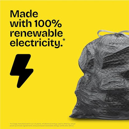 Glad Large 30 Gallon Trash Bags, Unscented Heavy Duty Garbage Bags, Forceflex with Drawstring, 50 Count (Packaging May Vary) - size: 50 Count (Pack of 1)