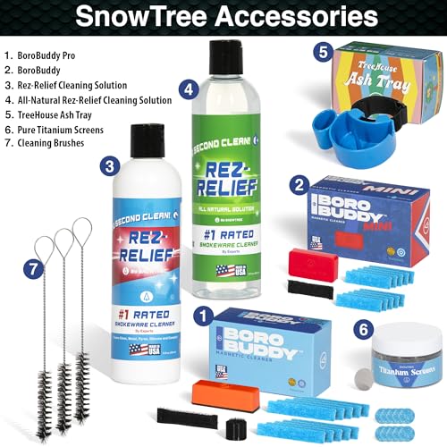 Magnetic Glass Cleaner BoroBuddy Pro | Cleans Hard to Reach Stains on Glass, Ceramic, Metal Pieces of All Shapes & Sizes | Glass Pieces, Bottles, Glassware | Free Scrubber Pads | Green