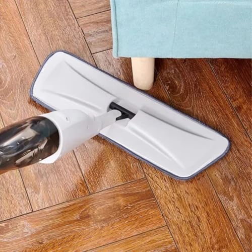 Floor Spray Mop - Reusable Fiber Cleaning System, Suitable for Tiles and Hardwood