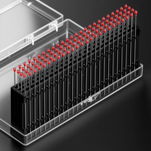 ESD Professional Stainless Steel Gel Swab Sticks for Cleaning Camera Lenses, sensors, PCB, SMT, semiconductors and Particularly Sensitive Electronics. (Red-100Packs, Electrostatic adsorption) - color: Red-100Packs, size: Electrostatic adsorption
