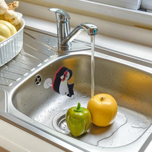 6 Pieces Christmas Birds Kitchen Sponges Fun Non-Scratch Scrub for Washing Dishes Pots Pans and Household Cleaning Supplies for Dishes Furniture Christmas Kitchen Gifts - color: Bird