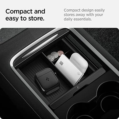 ﻿Spigen EZ Slide & Brush Screen Cleaner for Tesla Model Y 2025/26 (Juniper) & 3/Y/S/X/Cybertruck and Screens, Phones, Laptops, Tablets (Extra Microfiber Pad Included) [Black] - color: Black