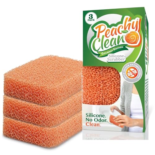Peachy Clean Silicone Scrubber 3pk