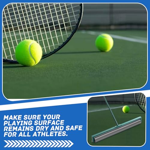 Suclain 36 Inch Tennis Court Squeegee PVA Foam Sponge Roller Lightweight Removes Water Quickly Clear Floors Tool for Tennis Basketball Sports Courts Garages - color: Gray