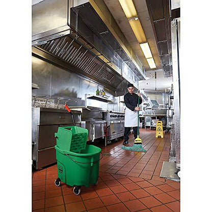 RCP758888GRE - WaveBrake Side-Press Wringer/Bucket Combo