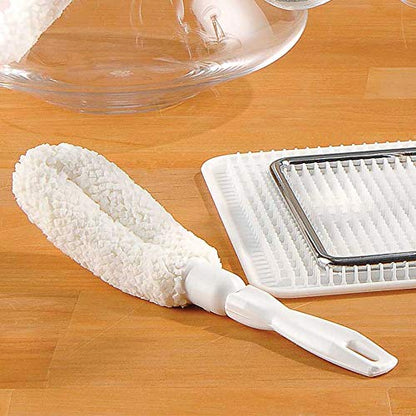 Flute and Stemware Wine Glass Cleaning Brush - Dishwasher Safe, Non-Scratch Flute Cleaner for Crystal Glasses, Champagne Glass, Goblet, Wine Decanter - for Bar & Restaurant by FryOilSaver - B61C - style: Pack of 1