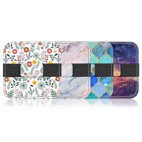 Fintie Screen Cleaning Pad, [4 Pack] Soft Cloth Wipes Screen Cleaner with Elastic Strap for iPad, iPhone, MacBook, Tablets, Laptop (Galaxy) - color: Galaxy