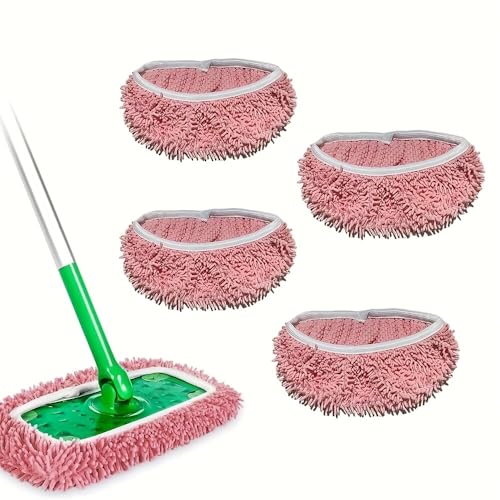1Pc Washable Microfiber Mop Pad, Reusable Wet and Dry Floor Cleaning Cloth for Home Floor Cleaning