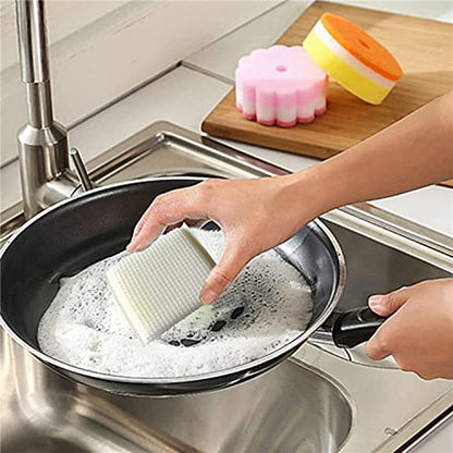 Multi-Purpose Scouring Pad by Scrub-It - Non-Scratch Cleaning Dobie Pads for Pots, Pans, Dishes, Utensils & Non-Stick Cookware - Sponge Scrubbers Use for Kitchen, Bathroom & More (6 Pack) - size: 6 Pack