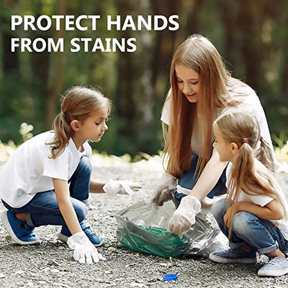 squish Disposable Gloves, 100 Count 4 mil Clear Vinyl Gloves Latex Free Powder-Free Health Glove Cleaning Rubber Glove for Kitchen Cooking Cleaning Food Handling, Medium - size: Medium (Pack of 100)