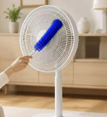 6 Pack Fan Cleaner Brush, Bendable Fan Cleaning Tool, No Disassembly Fan Blade Cleaner, Reusable Fan Duster for Ceiling Fan, AC Vent, Dryer Vent, Window Blind, Baseboard Gap (2)