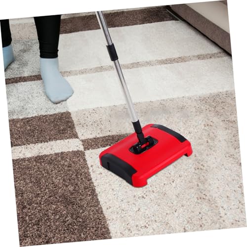 Zerodeko Cordless Handheld Vacuum Cleaner Vacuum for Carpet Hand Push Sweeper Non-Electric Floor Roller Sweeper for Home Pet Hair