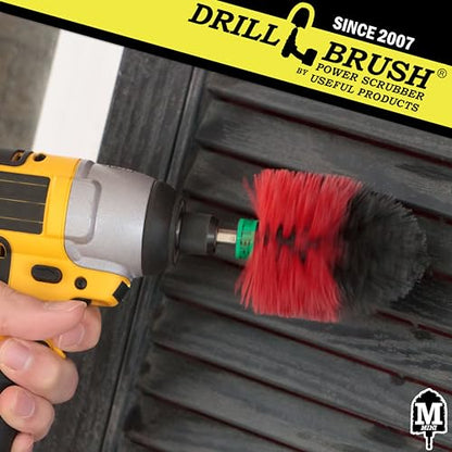 Outdoor Small Scrub Brush - Patio Cleaning Scrub Brush - Concrete Pools Cleaning Brush - Garden Statue Cleaning Tools - Monuments and Headstone Restoration Kit - Granite Cleaning Brush for Home Use - color: Red