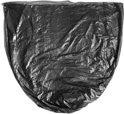 Aluf Plastics High Density Trash Bags, 16 Gallon, 1000 Count, 8 Micron (eq), 24" x 33", Black, for Bathroom, Office, Industrial, Commercial, Janitorial, Municipal, Recycling - color: Black, style: 12-16 Gal, 8 Micron Equiv, 1000 Count