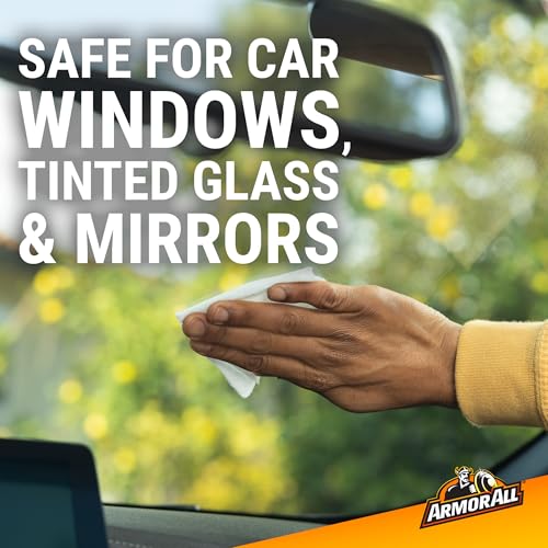 Armor All Car Glass Wipes by Armor All, Auto Glass Cleaner for Film and Grime, 90 Count (Pack of 6) - size: 90ct (6 pack)