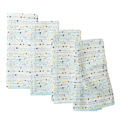 Super Absorbent Kitchen Towels - Set of 4 - color: Blue, size: Set of 4