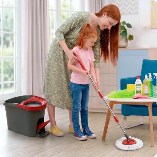 Mop Heads Replacement for Ocedar Mop Heads Replacements, Compatible with O Cedar Mops Replace Heads, Deep Clean Microfiber Spin Mop Replacement Head ,Ideal for Everyday Users & Pet Owners-5 Pack - size: 5 Pack