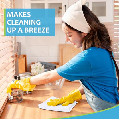 Nuenen Microfiber Cleaning Cloths for Cars 16 x 16 Inch Ultra Absorbent Car Towels Drying Reusable Cleaning Supplies House Kitchen Window Microfiber Towel(White,60 Pcs) - color: White