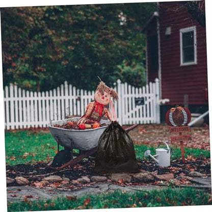 75Pcs Drawstring Trash Bags Heavy Duty Garbage Bags for Home Use Leakproof Extra Strong for Kitchen Bathroom Living Bedroom Cleanup