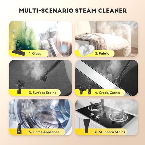 CGOLDENWALL Steam Mop Steam Cleaner for Home, 330 ml Water Tank, CGSM-803
