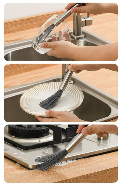 Mini Duster for Fan, Automotive Air Conditioner Cleaner and Brush, Dust Collector Cleaning Cloth Tool for Keyboard Window Leaves Blinds Shutter Glasses Air Vent