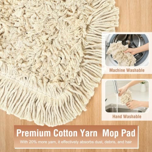 Commercial Dust Mop Replacement Head,Washable Wedge Cotton Dry Floor Duster Mop Pad Refills for Wall Hardwood,Laminate,Vinyl,Tile Floors,Home,Warehouse,2 Pack,Blue - color: Wedge Dust Mop Pad-blue2