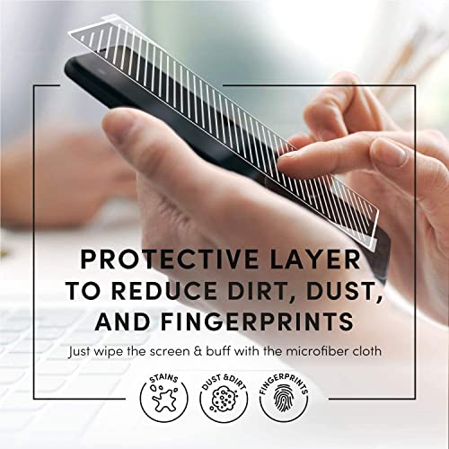 Electronic Wipes Streak-Free Screen Cleaner, TV Screen Cleaner for Smart TV, Screen Wipes Computer Cleaner, TV Cleaner for Electronics: Laptop, Car Phone, iPad | Microfiber Cloth Included [160 Wipes] - size: 4 Pack (160 Wipes)