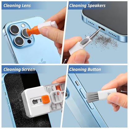 2 Pack Keyboard Cleaner Laptop Cleaning Kit, Computer Screen Cleaning Brush Tool x2, Multi-Function PC Electronic Cleaner Kit Spray x2 for iPad iPhone, Earbuds, Camera Monitor, All-in-one with Patent - color: Multi