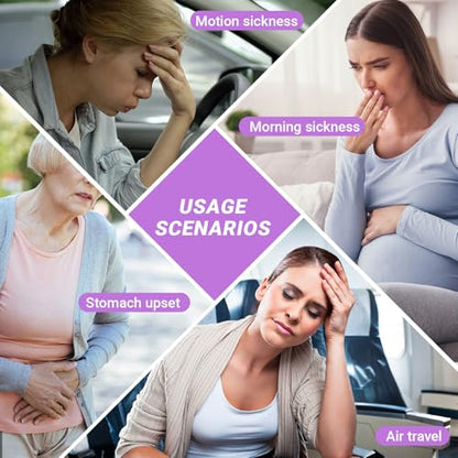 Vomit Bags Disposable,15 PCS 1000ML Bags Portable Throw Up Puke Barf Bag Thick Leak Resistant Motion Sickness Bag for Car Sick, Road Trip, Travel, Adults Pregnancy Nausea, Purple - color: 10Purple