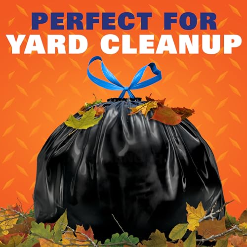 Hefty Strong Lawn & Leaf Trash Bags, 39 Gallon, 38 Count - style: 38 Count (Pack of 1)