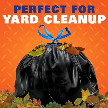 Hefty Strong Lawn & Leaf Trash Bags,39 Gallon,38 Count (Pack of 3) - style: 38 Count (Pack of 3)