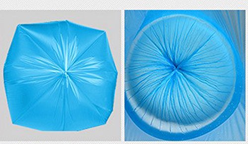 6 Gallon Trash Bags, 120 Counts, Blue - size: 1 Count (Pack of 120)