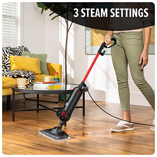 Dirt Devil Steam Mop, Hard Floor Cleaner Machine, 3-Mode Steam Cleaner Machine, Ready to Use in 30 Seconds, Ideal for Hardwood, Vinyl, Tile, Grout and More - size: Medium, style: Steam Mop