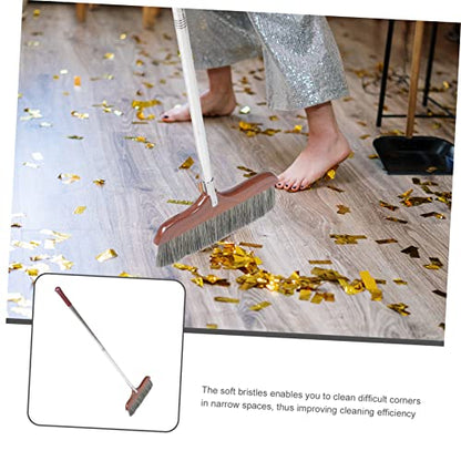 Cabilock Detachable Long Handle Broom with Soft Bristles for Hardwood Floors Indoor Sweeping Tool Lightweight and Ergonomic Design for Home Office Cleaning