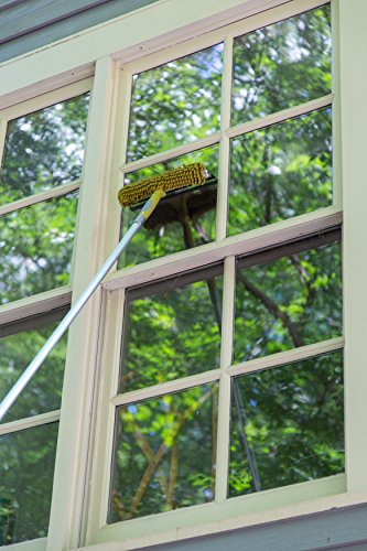 DOCA Telescoping Pole Attachment - Extension Pole for Cleaning, Feather Duster, Window Washing Kit, Paint Roller, Window Squeegee - High Reach Extendable Kit for Indoor & Outdoor - Squeegee Scrubber - size: Head Only - No Pole, style: Squeegee Scrubber