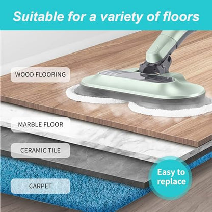 AIR U+ 16 Pack Replacement Steam Mop Pads for Shark S8201 S7001 S8001 S7201 S7000AMZ S7000 S7005 S7020 S7001C Steam Mop, Steam & Scrub All-in-One Scrubbing and Sanitizing, Dirt Grip Scrub Washable Pad - color: White 16 Pack