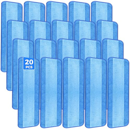 Microfiber Cleaning Pads are Compatible with Bona Mop (20PCS) - size: 20PCS