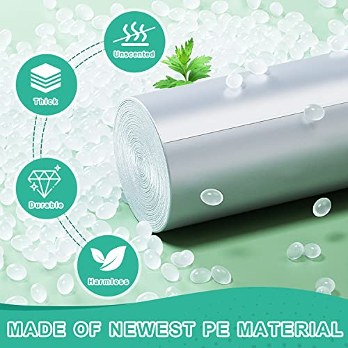 Medium 8 Gallon Trash Bags Unscented, 0.94 Mil, Clear, 120 Count | 30 Liter Garbage Bag, Plastic Waste Basket Can Liners, Thick, Leakproof, Tear Resistant, for Bathroom Office Kitchen Bulk - color: Clear-8 Gal-120