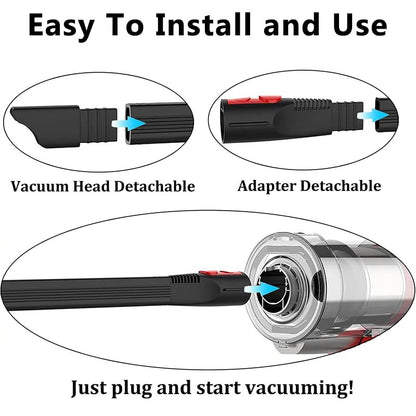 Rubber Material, Ergonomic Design, Crevice Tool, 57.91 CM, Vacuum Attachment