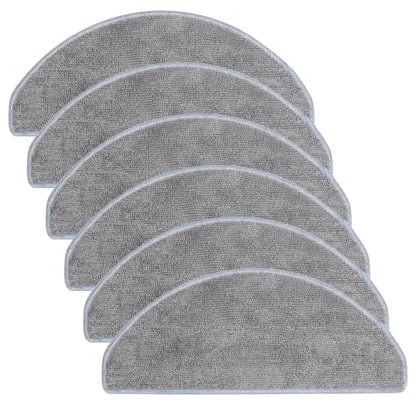 6 Pack Mop Cloth Compatible with iRobot Roomba Combo Essential Y0140 Y0110 Y0540 Q0520, 105X/105/104 Combo Robot Vacuum Cleaner, Microfiber Washable Mop Pad Replacement Accessories Parts - size: 105/104/Y0112 Mop Pads 6 Pack
