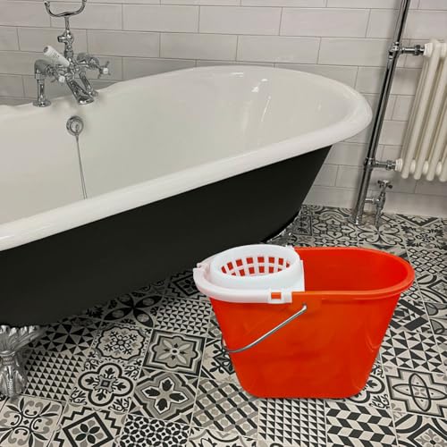 VOSAREA Plastic Mop Bucket, Cleaning Mop Bucket Replacement Drainage Basket Cleaning Strainer Basket for s